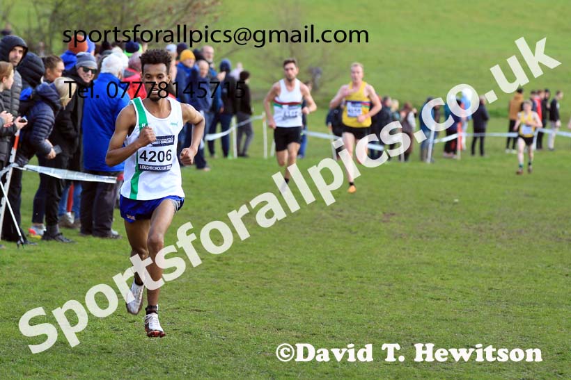 Senior Mens 2022 CAU Inter Counties Cross Country, Prestwold Hall, Loughborough.  Photo: David T. Hewitson/Sports for All Pics